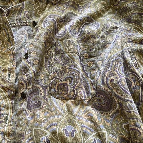 Vintage Paisley Button Up Shirt - Picture 3 of 8